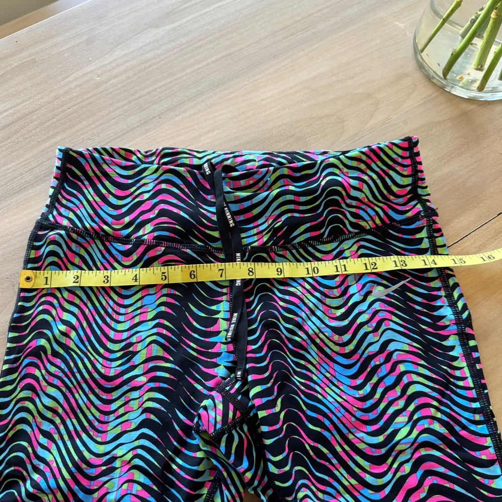 Nike Sidewinder EPIC running crop tights- like new- fun- multi color - Picture 7 of 9